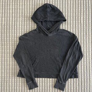James Perse Hooded Sweatshirt Terry Black Size S/1